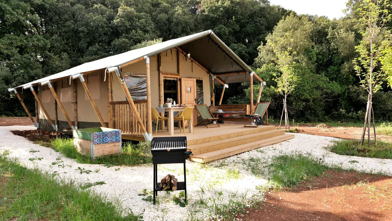 Il lodge del glamping